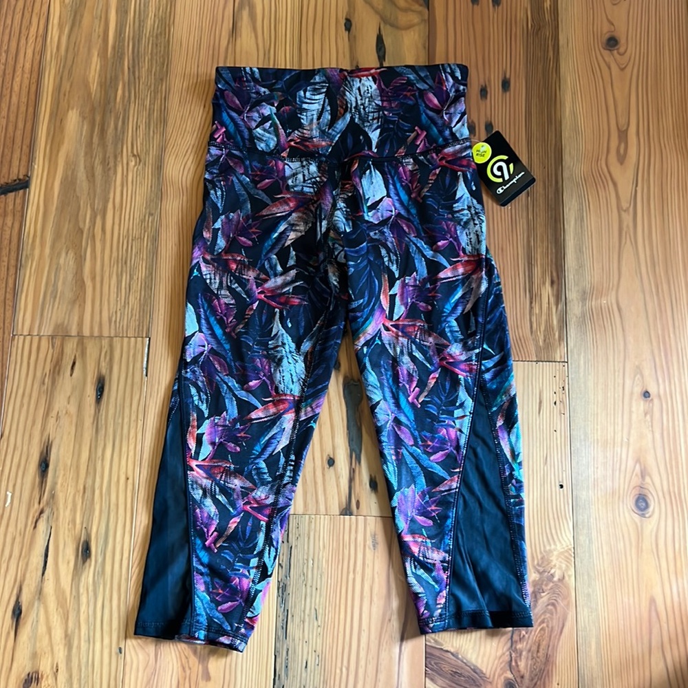 NWT Champion Tights Leggings 17” XS